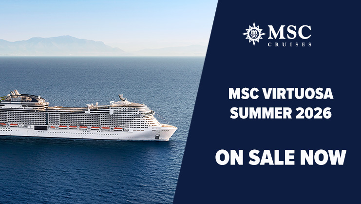  MSC Virtuosa Summer 2026 Sailings From Southampton Illustration 